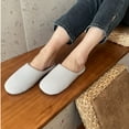 thumbnail image 5 of HYwys Womens Cotton Waffle Lightweight House Slippers With Memory Foam, Washable Home Slippers,Indoor Comfy Bedroom Cozy Slippers Slip On, 5 of 5