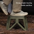 thumbnail image 4 of Solid Structure High Bearing Handle Folding Stool Portable Plastic Camping Step Stool Outdoor Supplies, 4 of 7