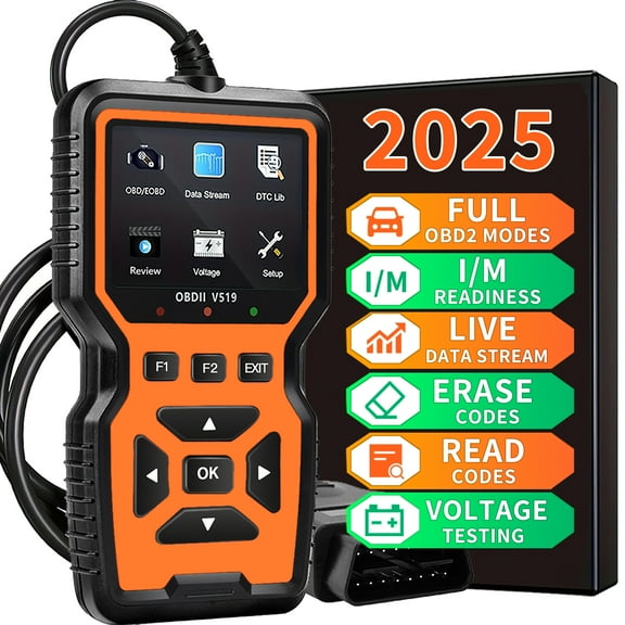 Obd2 scanner diagnostic tool, Quickly Erase Code, code reader for cars and trucks, diagnostic scanner for all vehicles Since 1996 