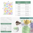 thumbnail image 6 of Easter Eggs Balloon Curtains for Bedroom/Front Door/Bathroom, Cute Colorful Spring Love Country Tie Up Curtains 63 Inch Length Light Filtering Kitchen Curtains Shades for Windows 46"x63", 6 of 8