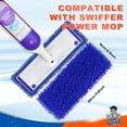 thumbnail image 3 of DR DAPPER Reusable Microfiber Power Mop Refill Pads Compatible with SwifferPowerMop, 3 Pack (Mop is Not Included), 3 of 7