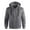 Dark Gray, variant on Mens Fashion Hooded Windbreaker Jackets 2025 Men's Solid Color Outdoor Climb Sport Run Pocket Zipper Long Sleeved Jackets