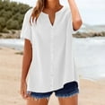 thumbnail image 4 of ZJXFGS Blouses for Women Business Casual Workout Tops Women'S Shirts Fall Shirts Flowy Tops for Women Womens Dressy Blouses Womens Tops Women'S Blouses White 3XL, 4 of 4