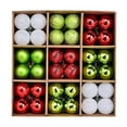 thumbnail image 1 of Christmas 3CM 72PCS Electroplated Set Christmas Tree Hanging Decoration in Kraft Paper, 1 of 1