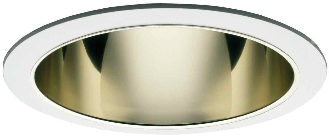 Halo Recessed 406RG 6Inch Trim Baffle with Residential Gold Reflector