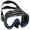 thumbnail image 1 of Visor Máscara Adulto CRESSI  Liberty Negro/Azul Mono Lente Transparente, 1 of 5