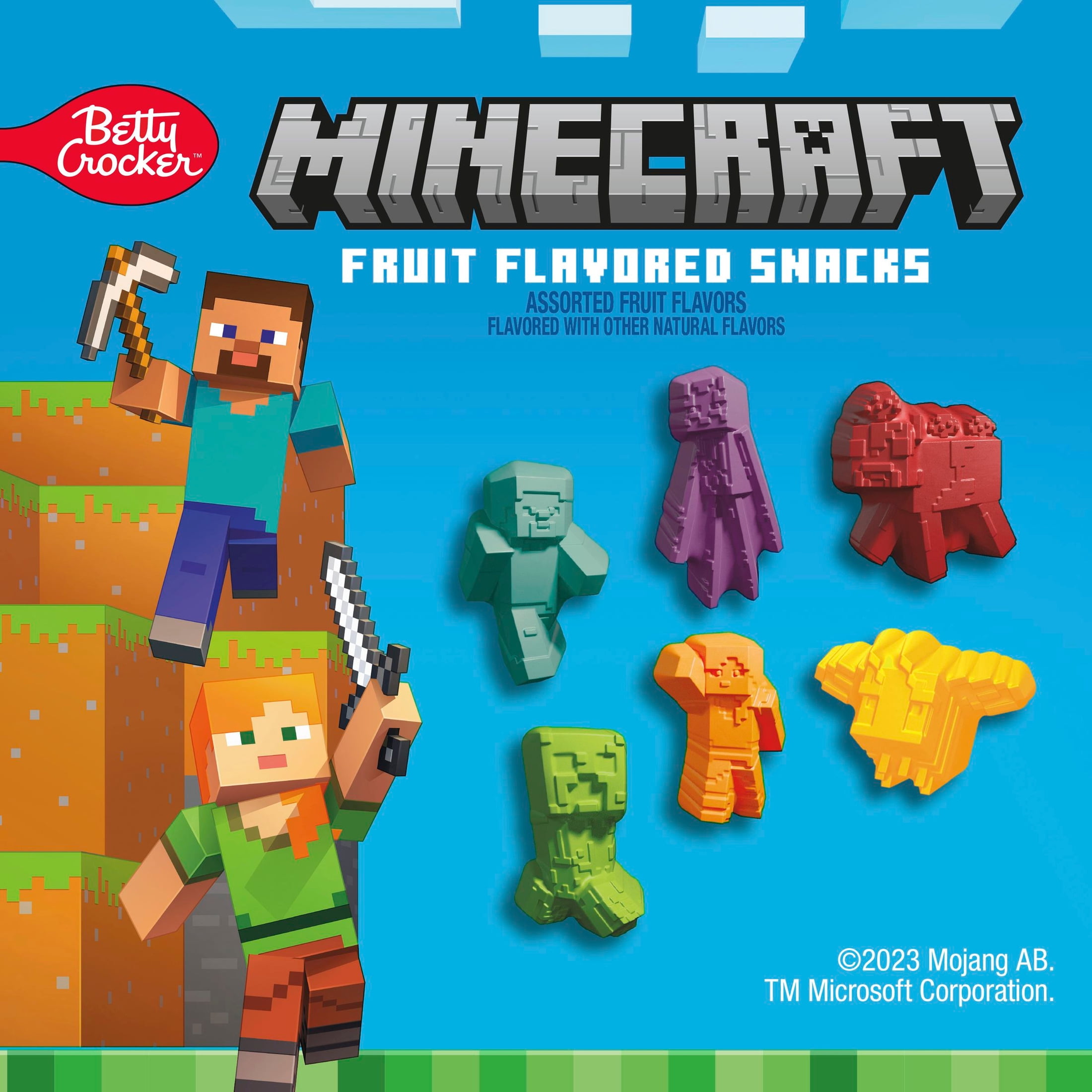 Minecraft Gluten Free Assorted Fruit Flavored Snacks (22 Pouches)