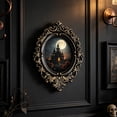 thumbnail image 5 of Feledorashia Baroque Picture Frame, Gothic Wall Photo Frame, Ornate Hollow Display for Photos Dried Flowers and Wall Decor, Carved Look Border with Deep Opening and Hanging or Tabletop Placement, 5 of 6