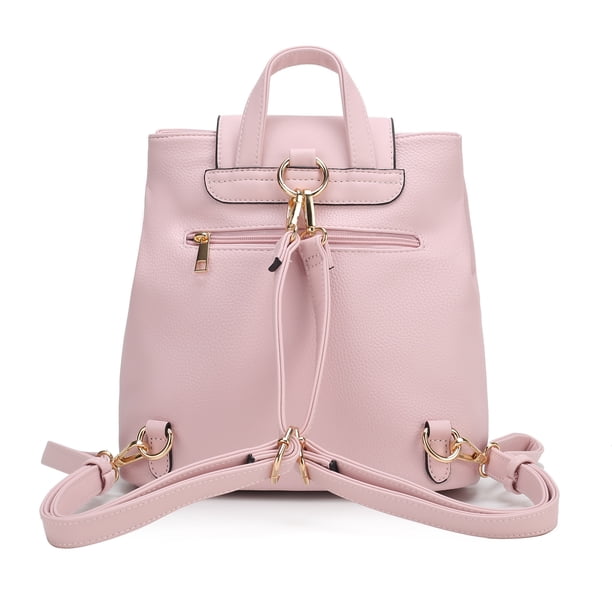 Pink Convertible Women’s Backpack Tote Rose Leather Convertible Backpack 2.0 | Real Leather  main image 4