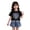Black, variant on Girls Cotton Outfit Sets Size 5T, 2 Piece Cute Short Sleeve T-shirts and Denim Shorts Sets White