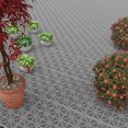 thumbnail image 3 of Baldosas modulares entrelazables para patio Pure Garden, paquete de 6, gris, 3 of 7