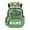 Car-Green Print, variant on Chririnla Highland Cow Sunflower,Custom Name Print 17 Inch Backpack for Girls Boys Casual Laptop Bags Large Capacity Bookbag for Primary, Middle High Senior School