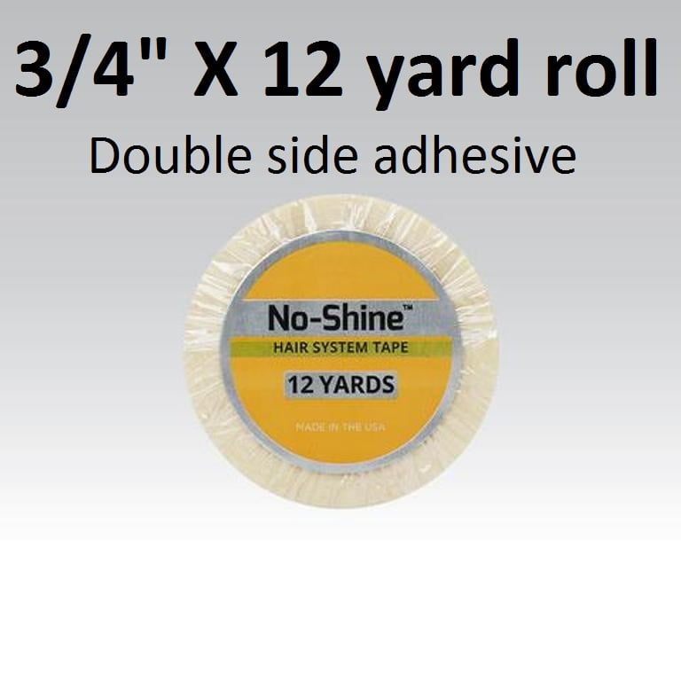 No Shine Tape 3/4th inch X 12 yard roll double side adhesive. By Walker Tape Co