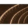 thumbnail image 1 of Ahgly Company Machine Washable Indoor Rectangle Transitional Saddle Brown Area Rugs, 5' x 7', 1 of 7