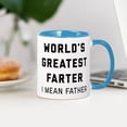 thumbnail image 3 of CafePress - World's Greatest Farter - 11 oz Ceramic Mug - Novelty Coffee Tea Cup, 3 of 4