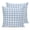Pastel Blue, Ice Blue, variant on Blue Plaid Pillow Covers 16x16 Set of 2, Modern Simple Geometric Checkered Pattern Throw Pillow Covers Decorative Couch Cushion Cover, Microfiber Soft Square Pillowcases for Bedroom Living Room Sofa