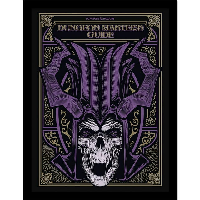 Dungeons & Dragons Dungeon Masters Guide Affiche Encadré