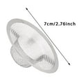 thumbnail image 3 of EDFBUYKRS 5/7/9/11cm Net Leak Stainless Steel Net Leak Kitchen Drain Leftovers Filter Straw Hat Floor Drain, 3 of 3