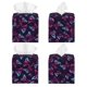 thumbnail image 2 of Balery Purple Butterfly Porta Pañuelos de Cuero con Estampado – Funda Moderna Cuadrada para Caja de Pañuelos, Dispensador 5x5x5'', 2 of 7