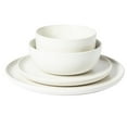 thumbnail image 5 of Gibson Elite James Street 16 Piece Stoneware Matte Reactive Double Bowl Dinnerware Set - Sea Salt White, 5 of 5