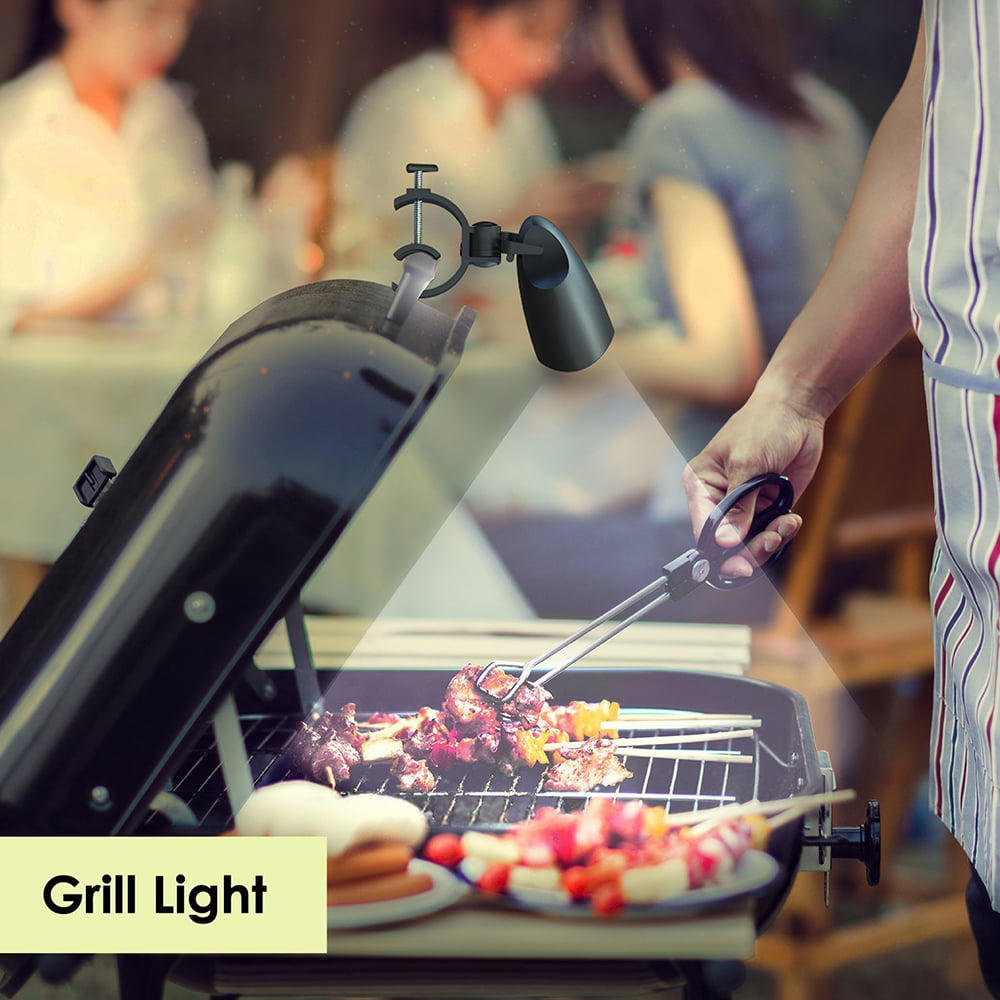 Barbecue Grill Light,Touch Switch With 10 super bright LED lights which can be rotated at multiple angles,Waterproof & Heat Resistant for Gas/Charcoal/Electric Grill Working/Reading/Camping/BBQ Pit 
