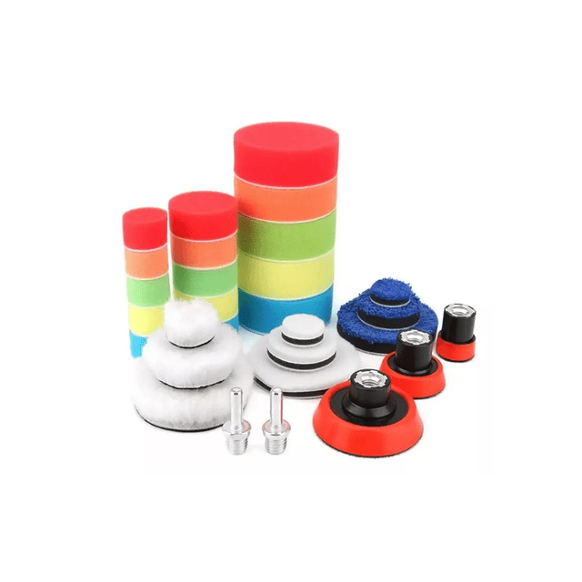 Kit Para Pulir Auto 30piezas borla Para Pulir Multicolor