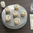 thumbnail image 6 of BalsaCircle 12" Silver Round Metal Pedestal Cake Stand with Rhinestones Party Display Dessert Riser Pedestal, 6 of 8