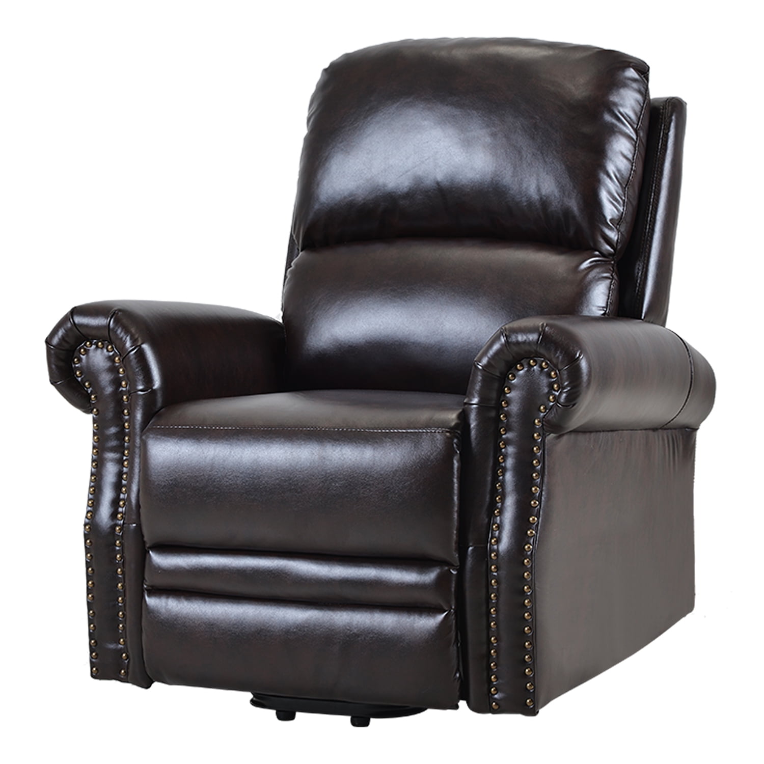 Kepooman PU Leather Power Lift Recliner Chair with Remote Control, Brown Kepooman PU Leather Power Lift Recliner Chair with Remote Control, Brown