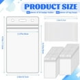 thumbnail image 2 of WuPing 60 Pcs ID Card Holders with PVC Transparent Lanyard, Card Holder, Work ID Card Sleeve, 2 of 9