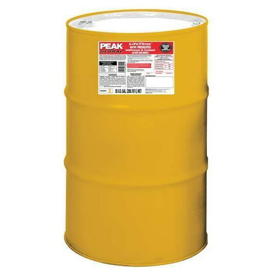 Peak Antifreeze Coolant,55 gal.,50/50 PXAB51