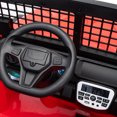 thumbnail image 6 of Funride 24 Volt Ride on Truck with Remote, 4WD Electric Car for Kids 2 Seater with 800W Moter, Bluetooth Music, Spring Suspension, Red, 6 of 9