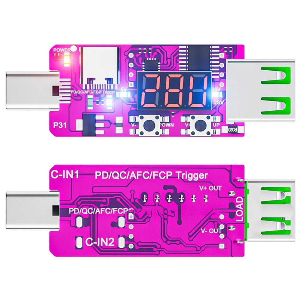 yaaqii Fast charging trigger Automatic voltmeter ammeter