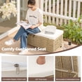 thumbnail image 6 of 43.3" W Upholstered Flip Top Storage Bench for Indoor, Porch, Deck, Yard, Poolside, 6 of 10