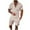 Beige, variant on Two Piece Short Outfits Men Color Block Tracksuits Sport Summer Short Sleeve and Shorts Set for Men
