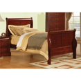thumbnail image 2 of Bowery Hill Traditional Wood Sleigh Full Bed in Cherry, 2 of 3