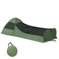 thumbnail image 1 of qifei Outdoor Sleeping Bag Tent Automatic Opening With Skylight Net For Hiking Camping, 1 of 9