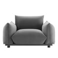 thumbnail image 5 of Modway Copious Performance Velvet Armchair in Gray, 5 of 7
