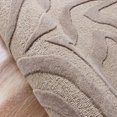 thumbnail image 3 of LR Resources FASHI02510TAU80RD Tapis Rond de Mode 8 Pieds, Taupe & Argent, 3 of 5