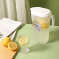 thumbnail image 4 of Hervidor de agua fría de plástico de 1,8 l/2,5 l con dispensador de bebidas con filtro de salida para nevera Tmvgtek suministros de cocina, 4 of 8