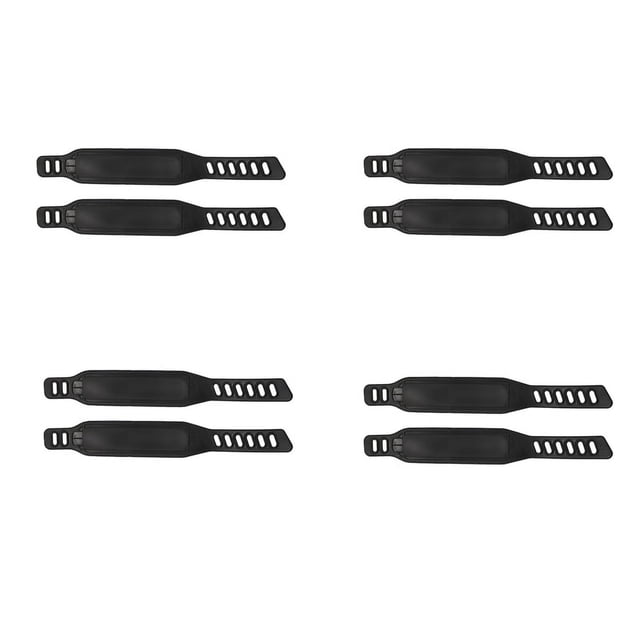 8 Pares Correas de Pedal de Bicicleta de Ejercicio Correas de Pedal de Bicicleta Ampliadas para Bicicleta de Ejercicio Estacionario En Casa O Gimnasio
