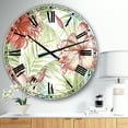 thumbnail image 2 of DesignArt Hibiscus Paradise Large Wall Clock, 2 of 2