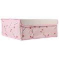 thumbnail image 3 of Compartment Underwear Storage Box Foldable Underpants Organizer With Lid Socks Storage Holder, 3 of 9