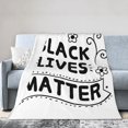 thumbnail image 1 of Throw Blanket Black Graffiti For Couch-Ultra-Soft Micro Fleece Sofa Bed Camping Travel Blanket For Kid Baby Boys Girls Adults 50"X40", 1 of 8