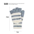 thumbnail image 2 of Guantes de invierno sin dedos, mitones convertibles, forro polar térmico, forro aislante, resistente al viento, cálido para hombres y mujeres, negro, 2 of 6
