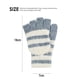 thumbnail image 2 of Guantes de invierno sin dedos, mitones convertibles, forro polar térmico, forro aislante, resistente al viento, cálido para hombres y mujeres, negro, 2 of 6