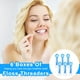 thumbnail image 5 of 200 unidades de enhebradores de hilo dental para aparatos ortopédicos, implantes de hilo dental de limpieza profunda, enhebrador dental para aparatos ortopédicos (al azar) TUNC Sencillez, 5 of 5