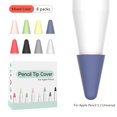 thumbnail image 2 of 8 Pcs Embout de Remplacement en Silicone pour Apple Pencil 2 1 Étui pour Stylet Tactile Protection pour Apple Pencil Jaune, 2 of 6