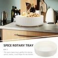 thumbnail image 2 of Round Seasoning Shelf Rotating Storage Rack Kitchen Seasoning Rack Cosmetics Tray, 2 of 7