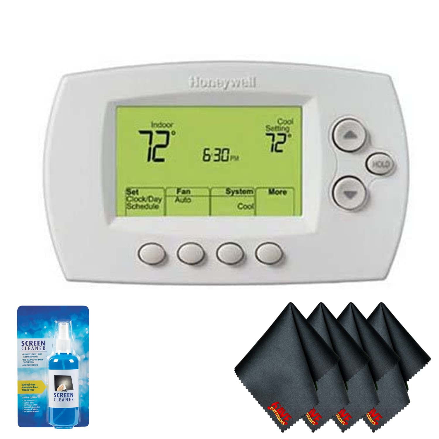 Honeywell RTH6580WF Wi-Fi 7-day Programmable Thermostat Bundle 1