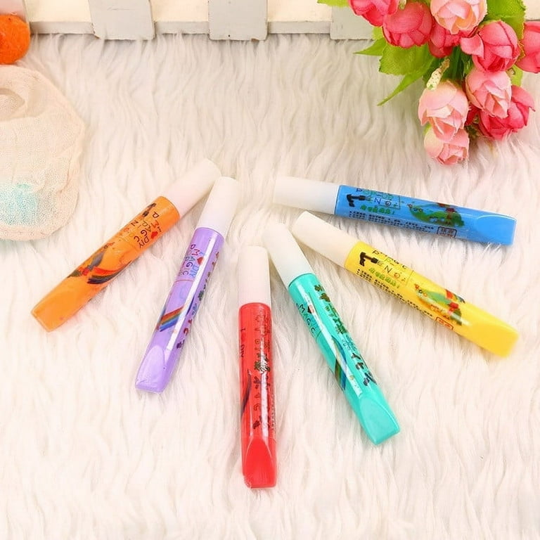 3D Magic Puffy Art Pens -Ink Puffs Up Like Popcorn - Just Use Hairdryer DIY  Gift